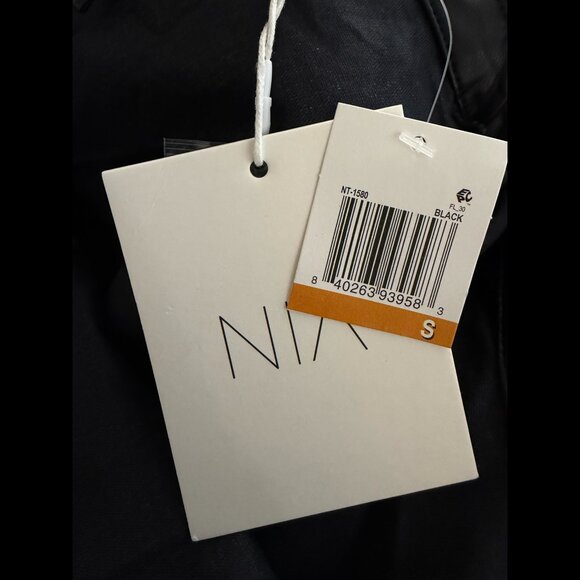 NIA the Brand Brielle Black Faux Leather Shirt – NWT – Size S – MSRP $88 - Picture 5 of 5